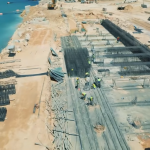 تقدم ملحوظ في أعمال الرصيف الشرقي بميناء المنطقة الحرة سرت